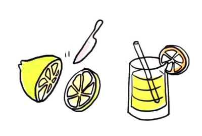 四步画出鸡尾酒简笔画图片