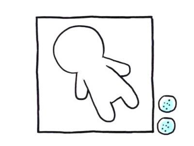 四步画出姜糖饼简笔画图片