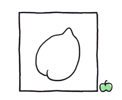 四步画出烤整鸡简笔画图片