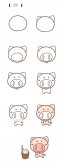 可爱的小猪简笔画的画法步骤