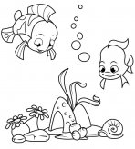 海底世界简笔画之四款可爱的珊瑚鱼