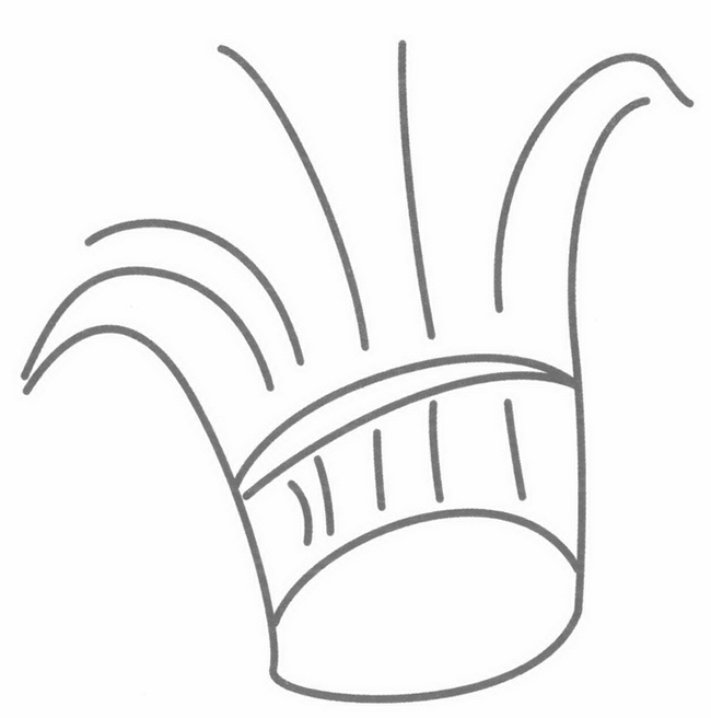 韭菜简笔画