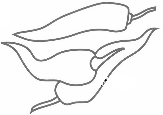 辣椒简笔画
