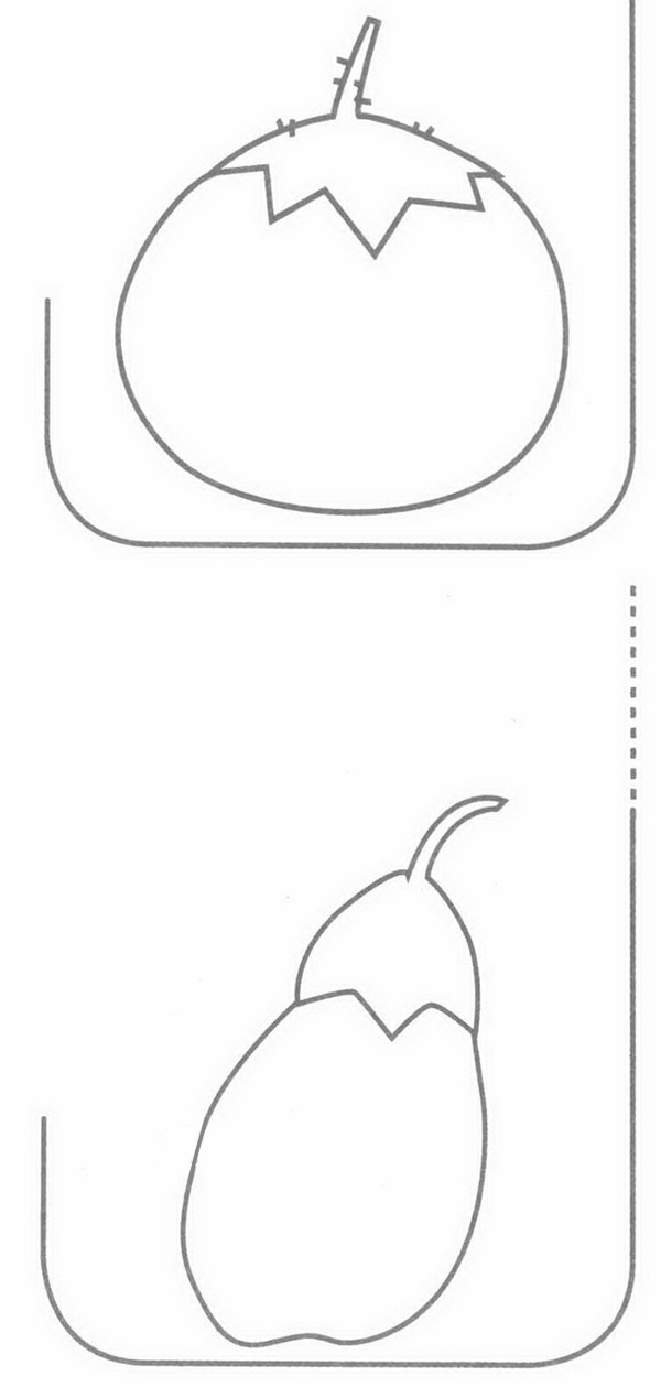 茄子简笔画