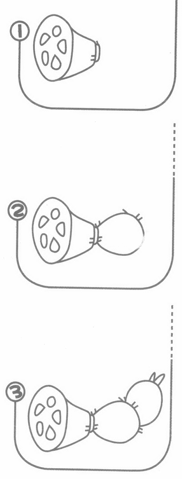 藕简笔画