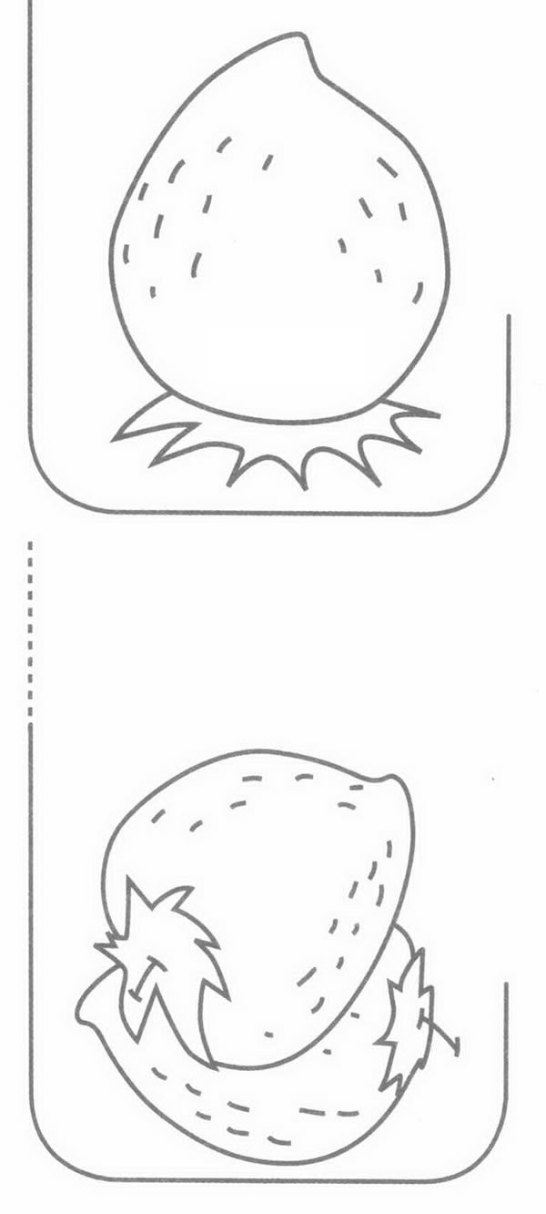 草莓简笔画
