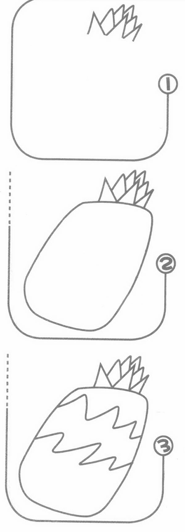 菠萝简笔画