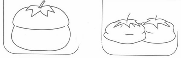 柿子简笔画