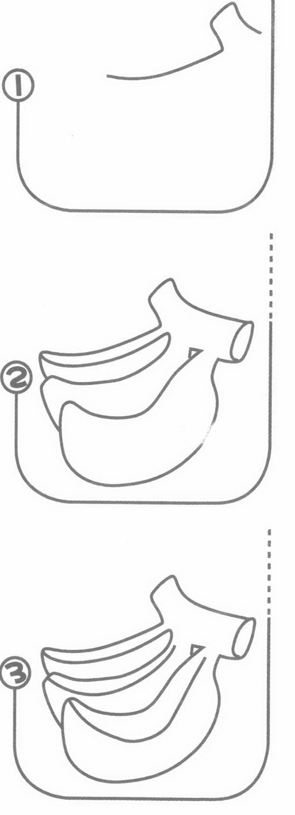香蕉简笔画