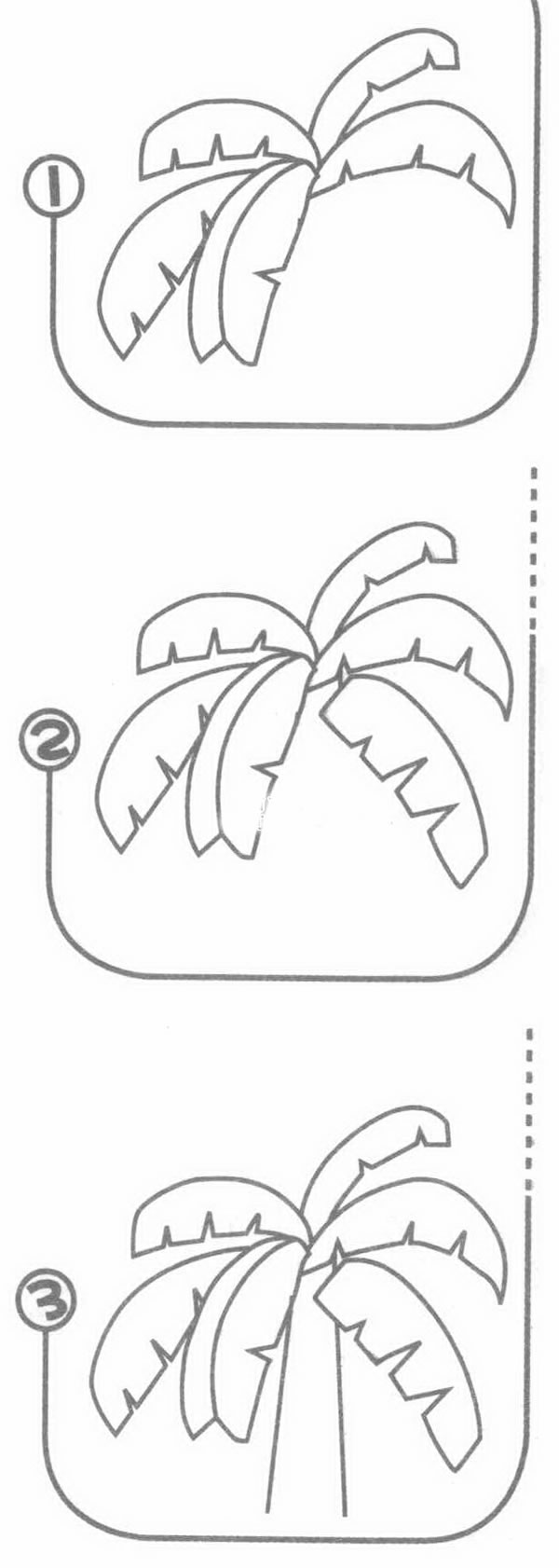 芭蕉简笔画
