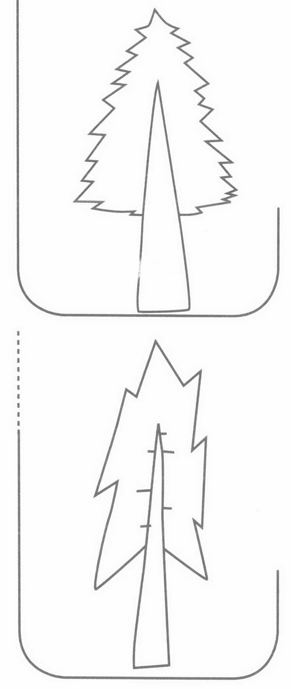 柏树简笔画