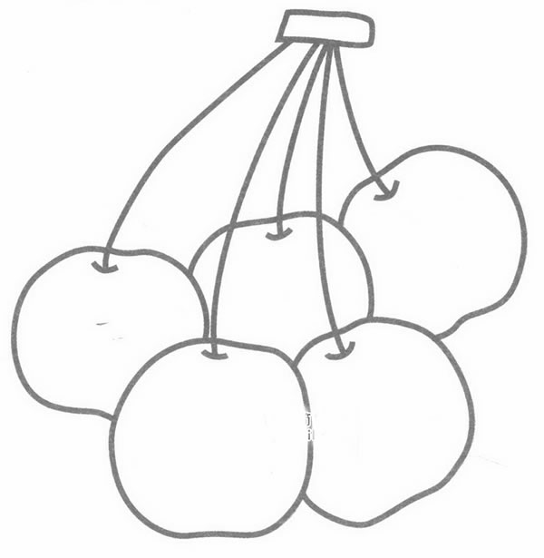 樱桃简笔画