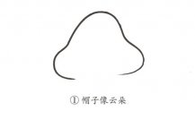 彩色蘑菇简笔画画法步骤
