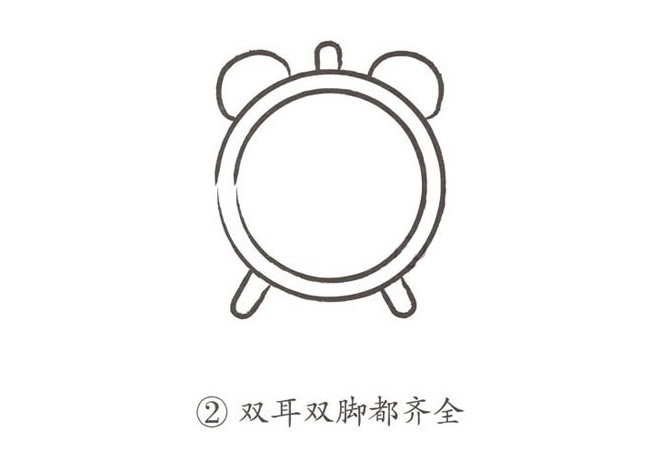 闹钟简笔画图片大全