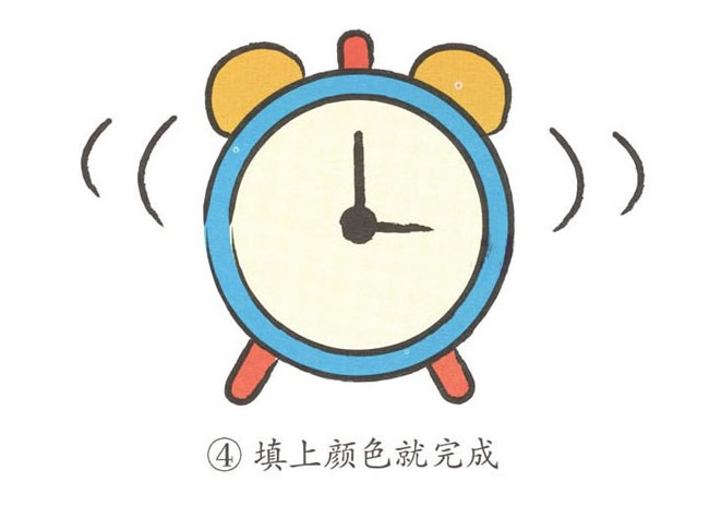 闹钟简笔画图片大全
