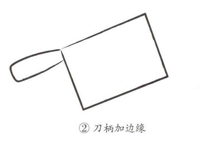 菜刀简笔画图片大全