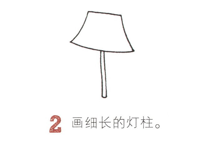 台灯简笔画图片