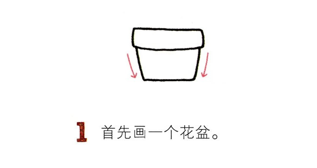 彩色仙人掌简笔画图片