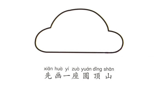 卡通警车简笔画彩色