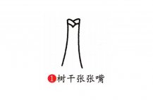 芭蕉树笔画的画法步骤图
