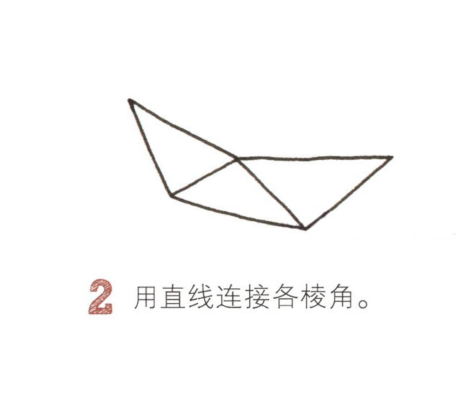 纸船简笔画图片