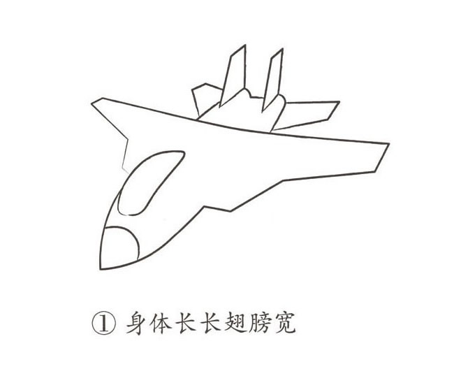 战斗机简笔画图片大全