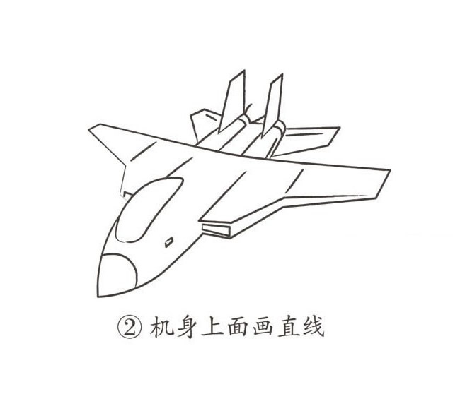 战斗机简笔画图片大全