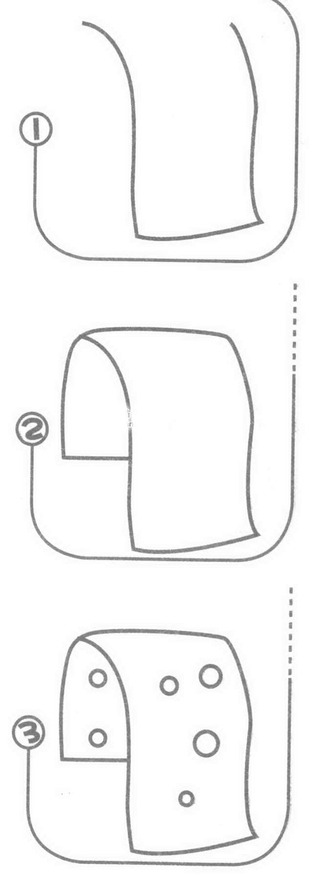 毛巾简笔画