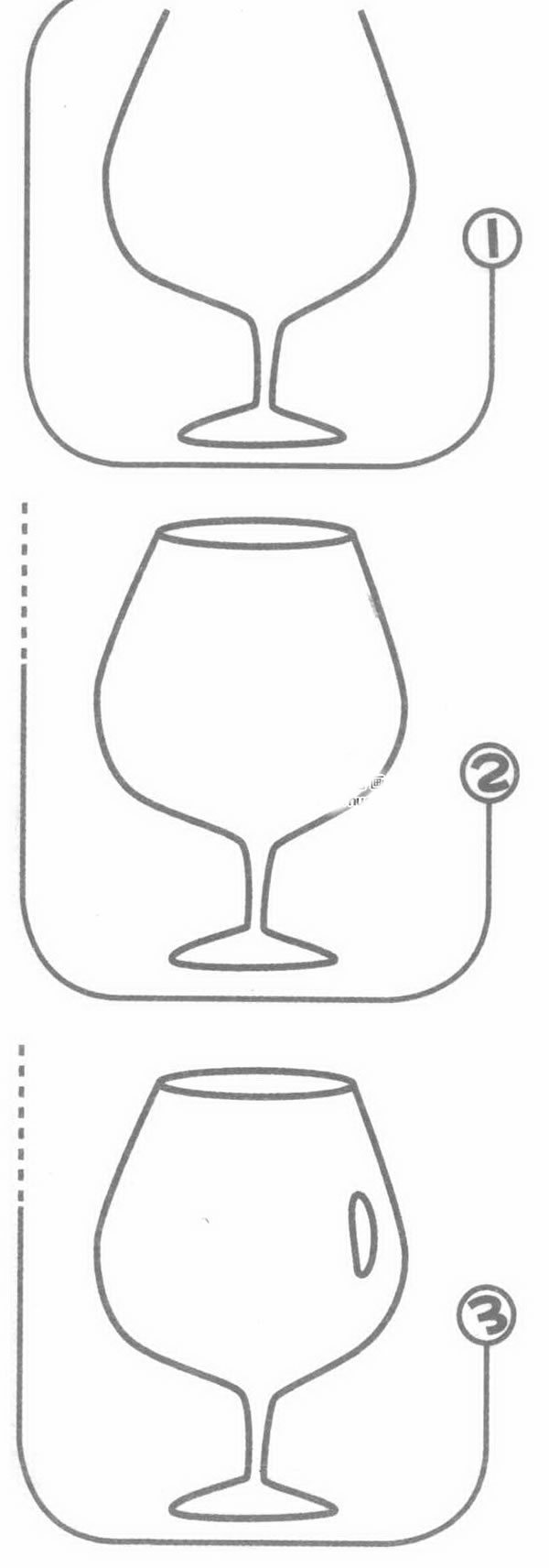酒杯简笔画