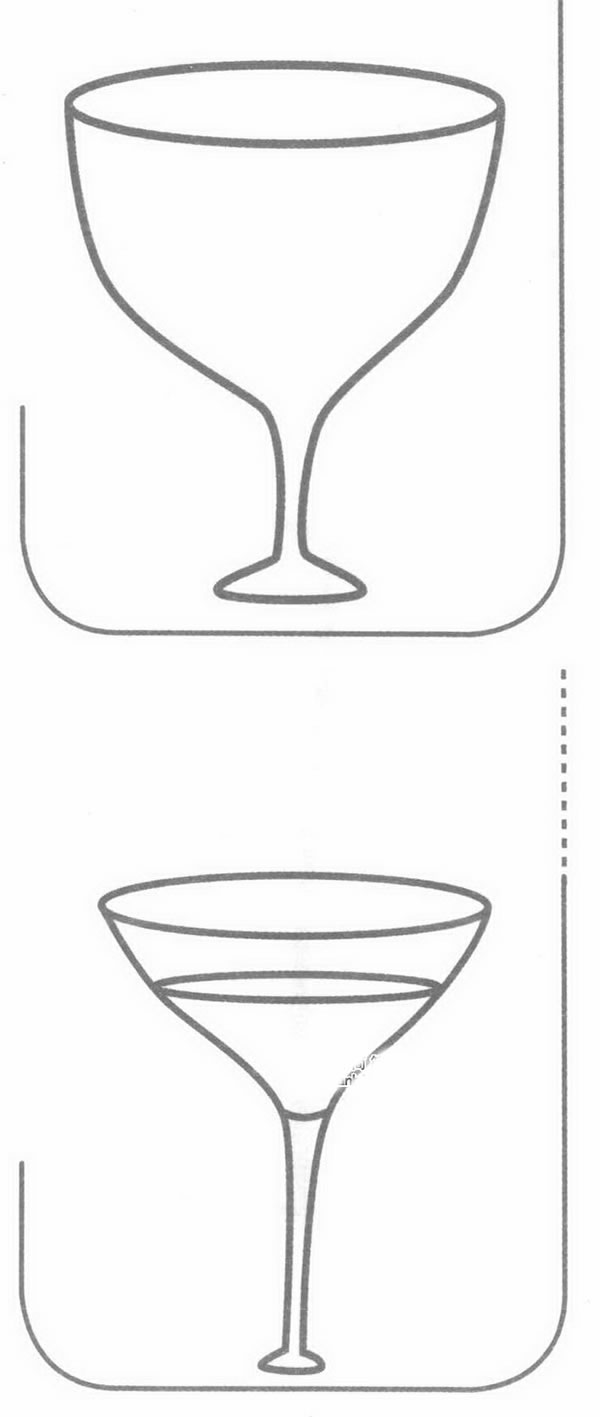 酒杯简笔画