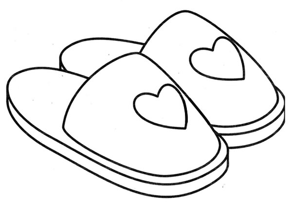 拖鞋简笔画