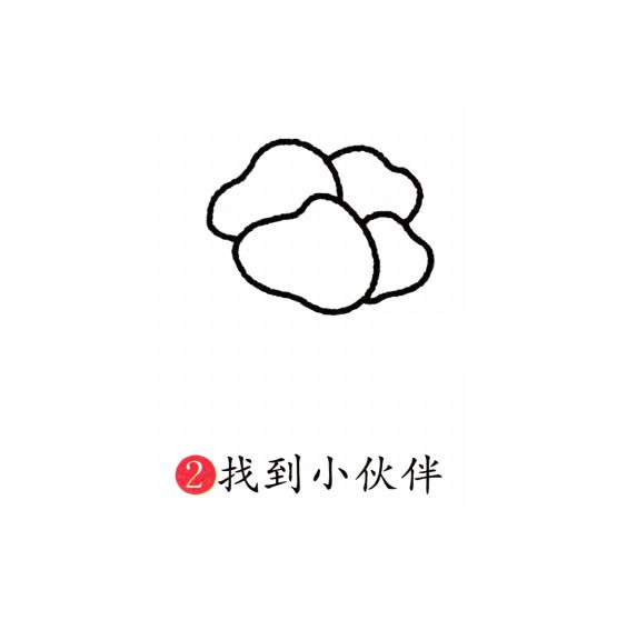 牡丹花简笔画步骤图片