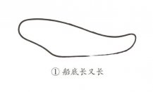 卡通轮船简笔画带颜色