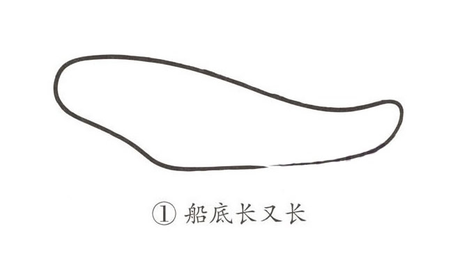 卡通轮船简笔画