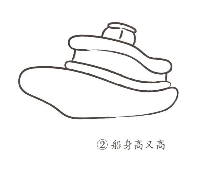 轮船的简笔画怎么画