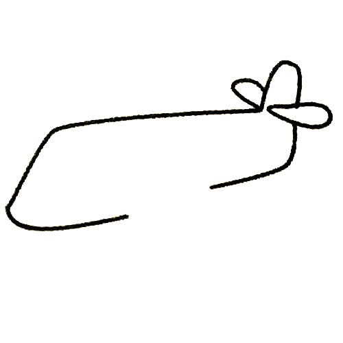 飞机简笔画de画法步骤图片