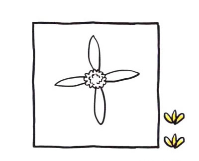 菊花简笔画图片大全