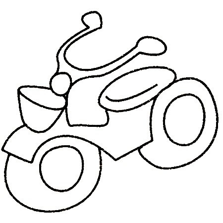 摩托车简笔画大全及画法步骤