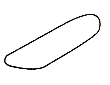 滑板简笔画大全及画法步骤