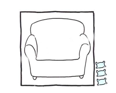 沙发简笔画