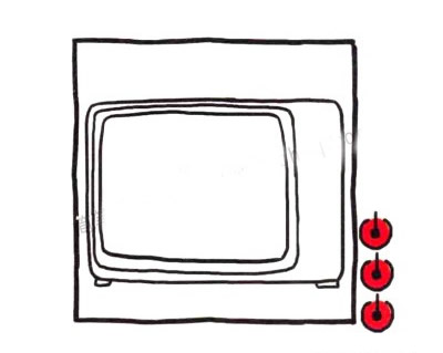 电视机简笔画