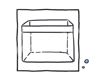 鱼缸简笔画