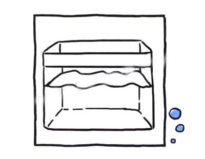 鱼缸简笔画