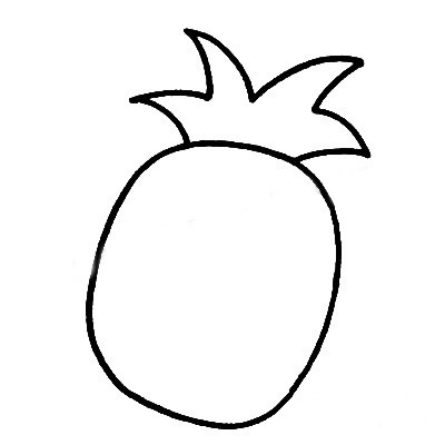菠萝简笔画