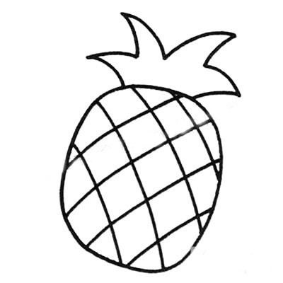 菠萝简笔画