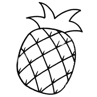 菠萝简笔画