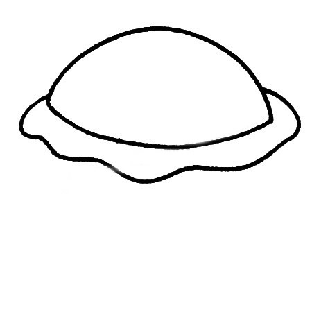 汉堡包简笔画图片