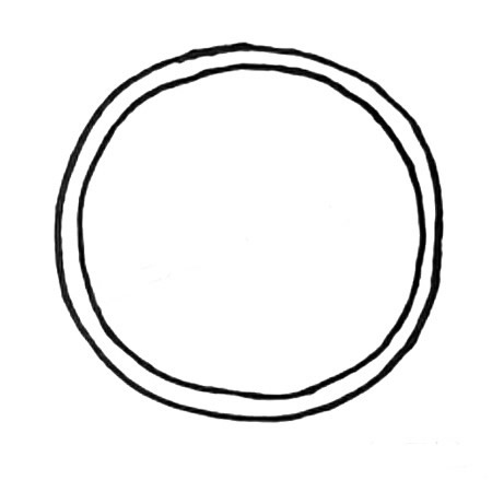 闹钟简笔画的画法步骤