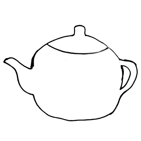 茶壶简笔画