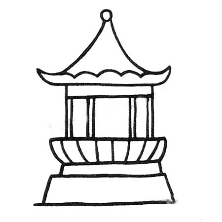 亭子简笔画